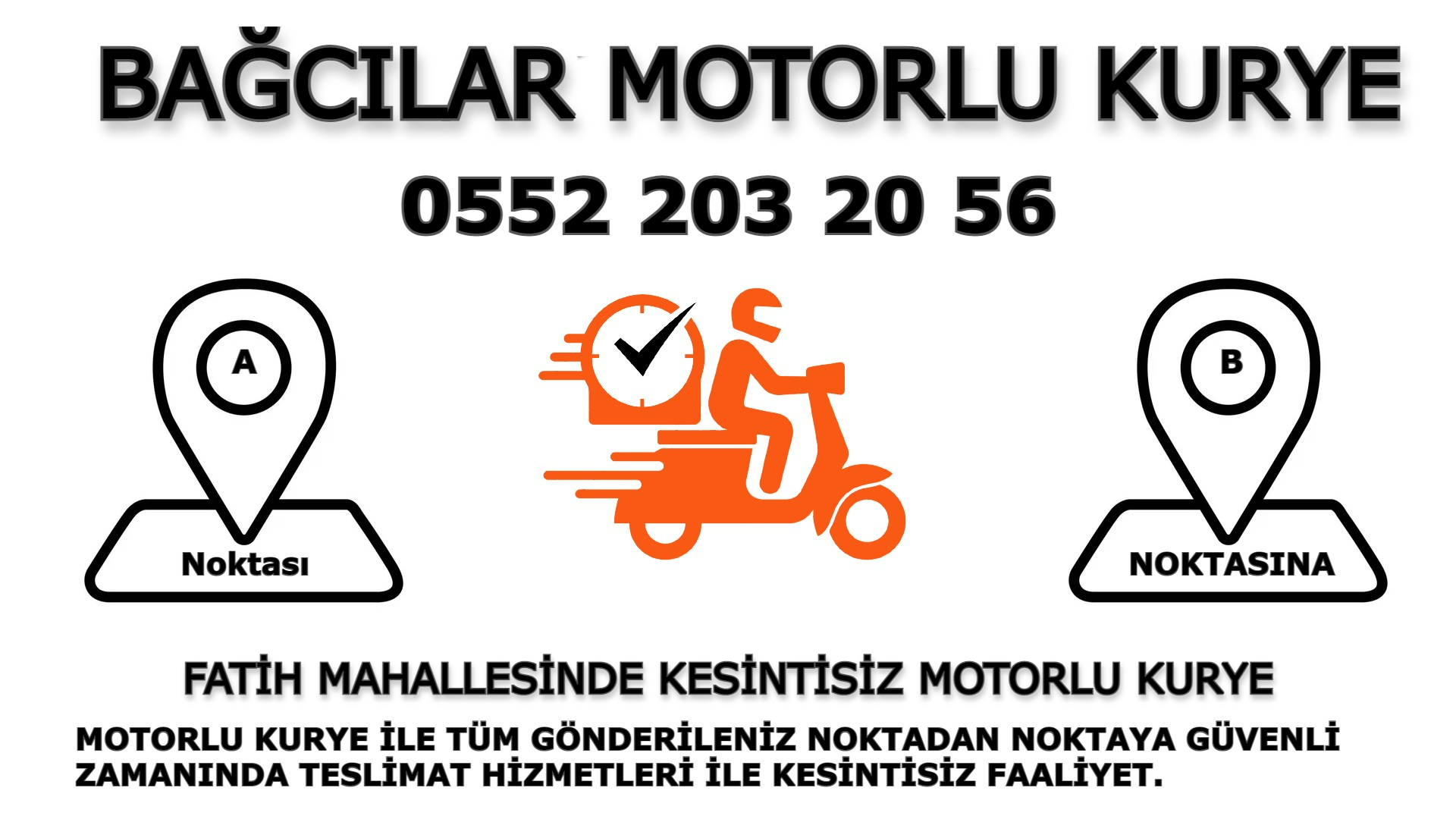 Fatih Acil Motorlu Kurye |7/24 | 0552 203 20 56