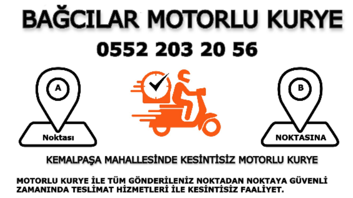 Kemalpaşa Acil Motorlu Kurye |7/24 | 0552 203 20 56