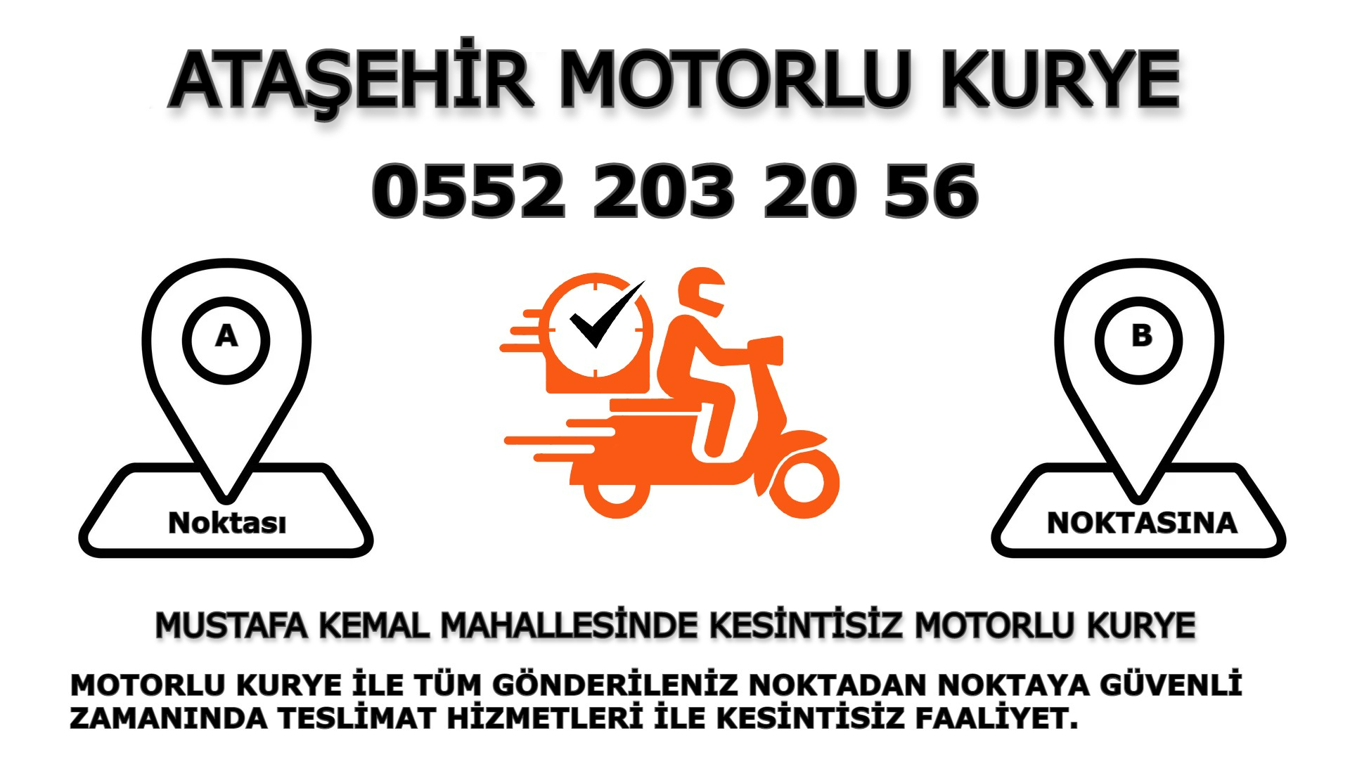 Mustafa Kemal Acil Motorlu Kurye |7/24 | 0552 203 20 56